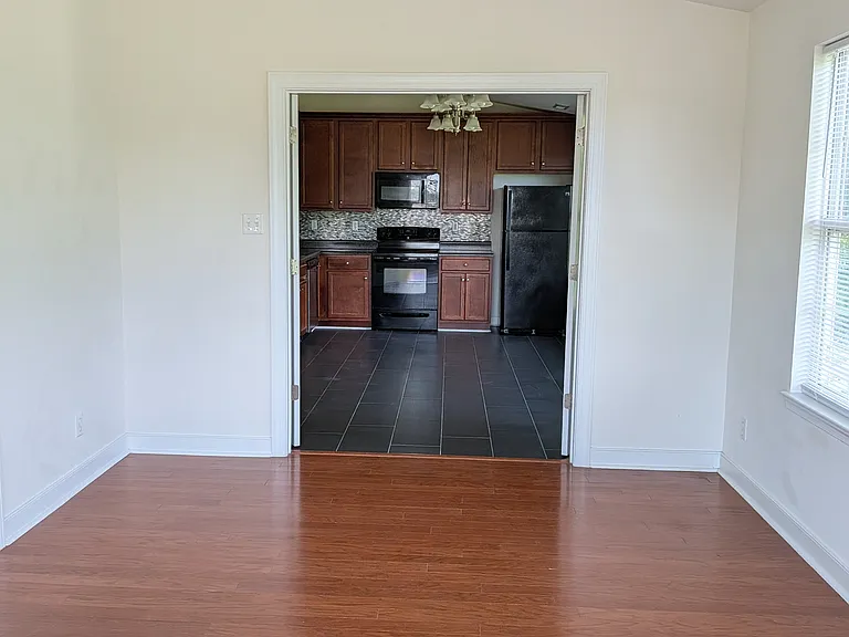 kitchen view from sunroom