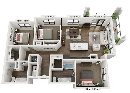 Floor plan C2A