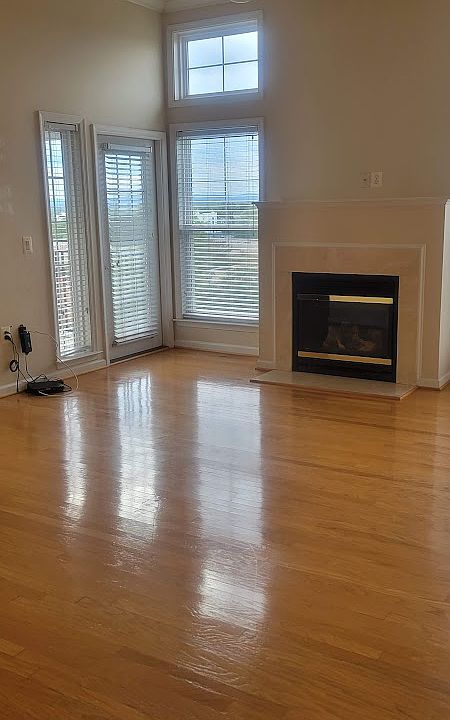 The balcony door opens from the living room.