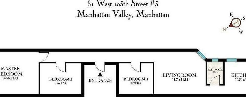 1st image of 61 W 105th St APT 5