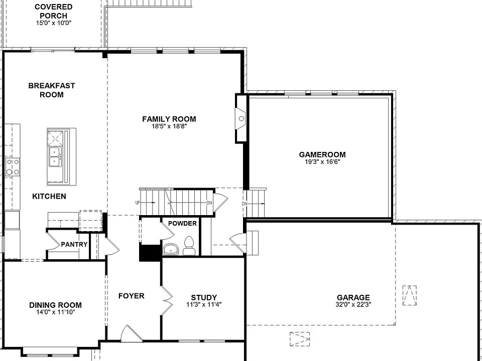 floor plan main level