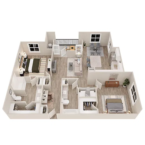 Floor plan Comal