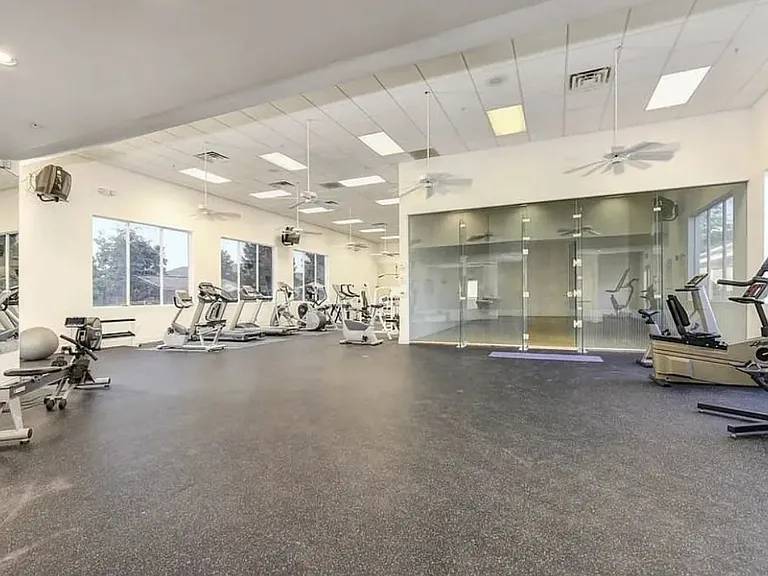Upgraded new gym with the latest equipment for fitness.