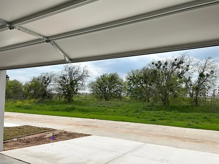 garage door view