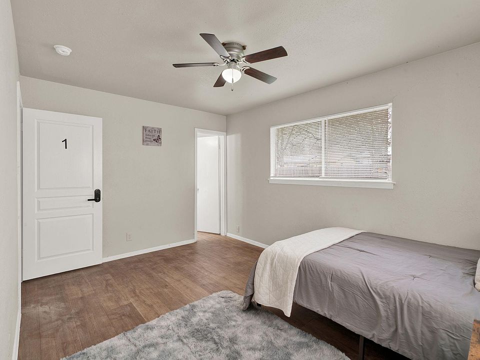 Master bedroom with bath