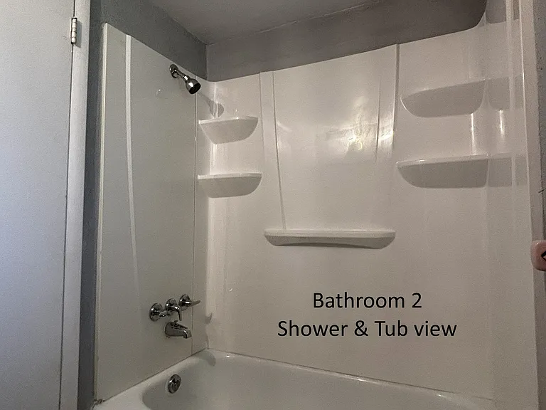 Bathroom 2, Shower/Tub view - 5 E Golden St