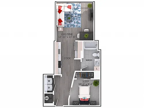 Floor plan E1