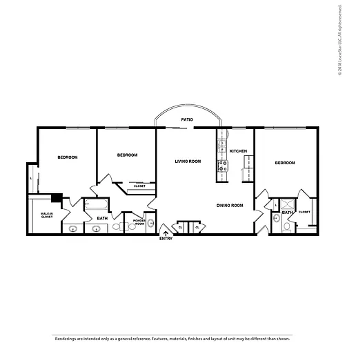 Floor plan 3 bedroom
