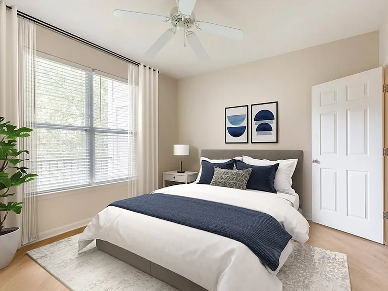 Classic I bedroom with hard surface flooring