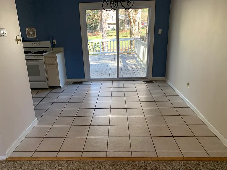 dining area and access to deck