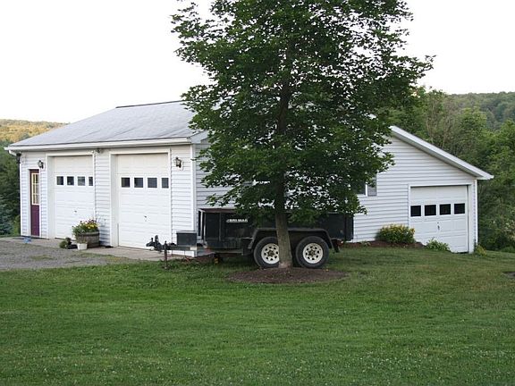 Side of 4-car Garage