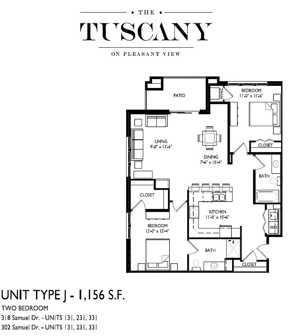 Floor plan Type J