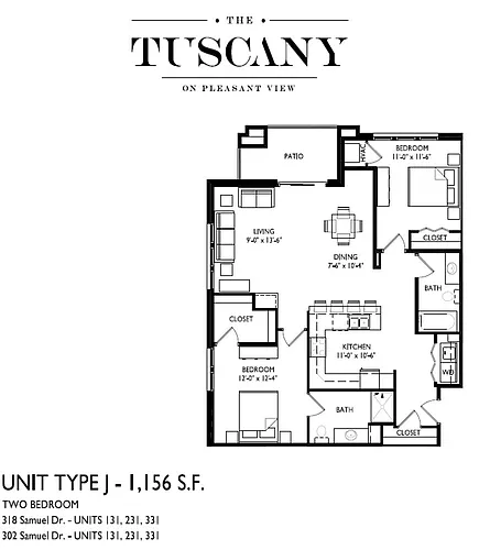Floor plan Type J