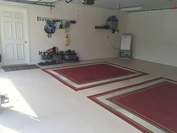 Finished garage