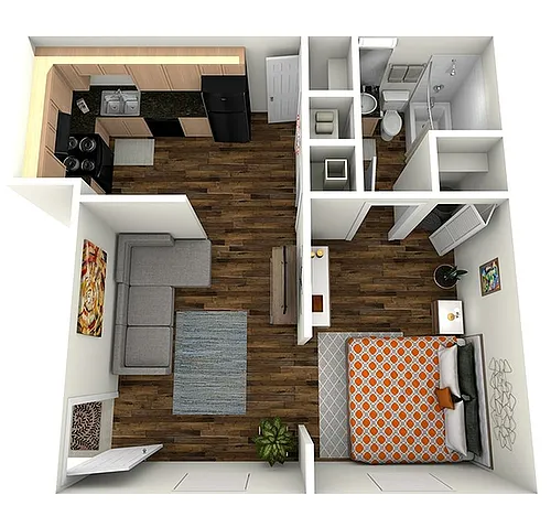 Floor plan 1X1