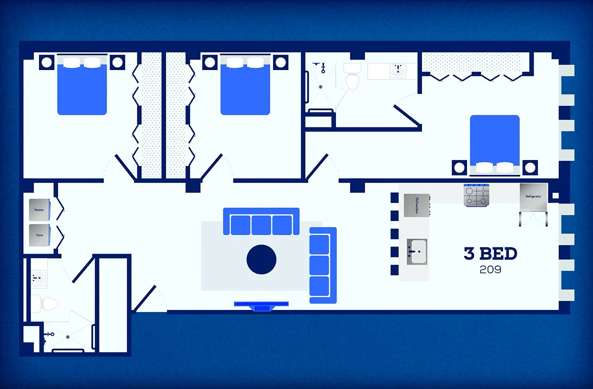 Floor plan 209