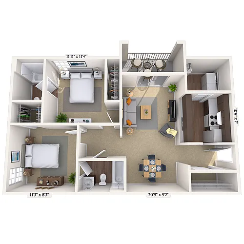 Floor plan Elwood V