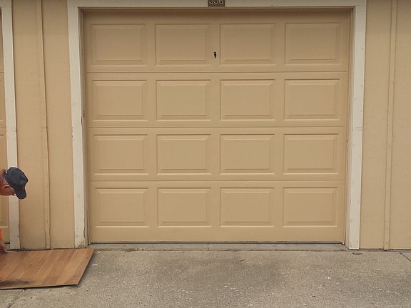 Single detached enclosed garage