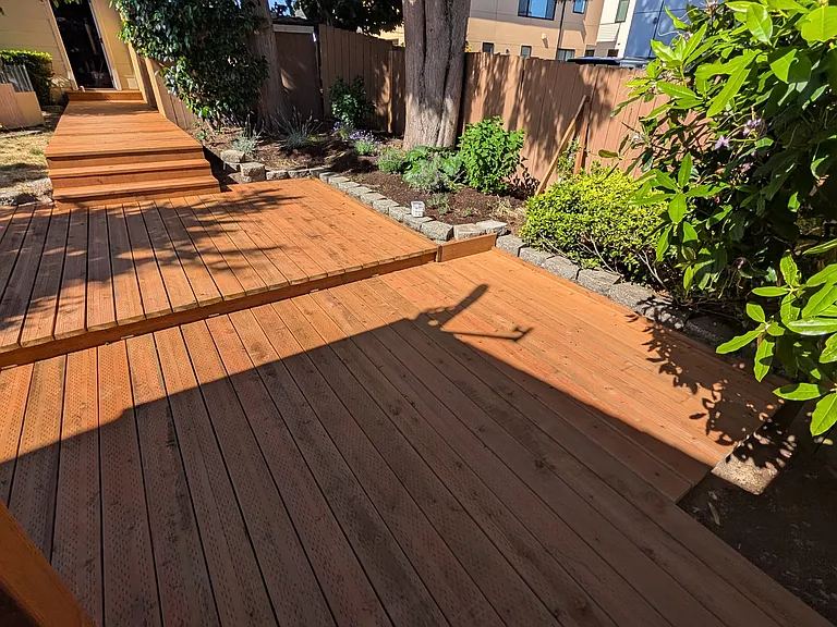 New decking.