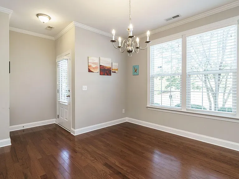Entrance and dining room