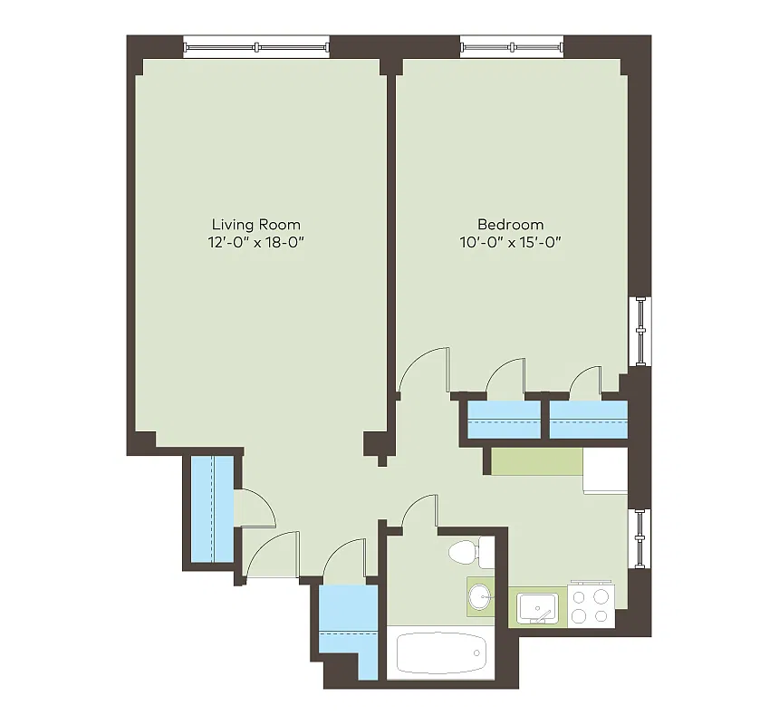 Floor plan mon-1bu2