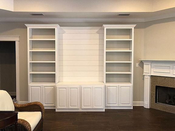 custom built book shelves