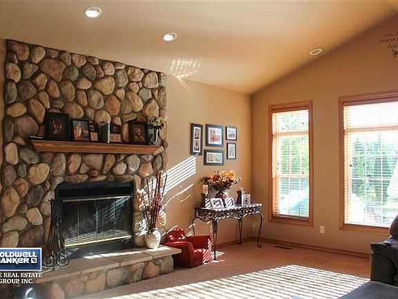 Beautiful Wood Burning Fireplace