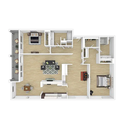 Floor plan 2x2xDX N