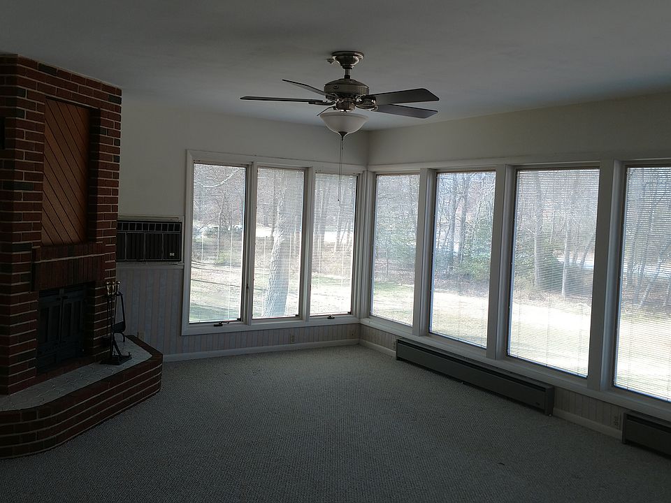 Sunroom with Fireplace