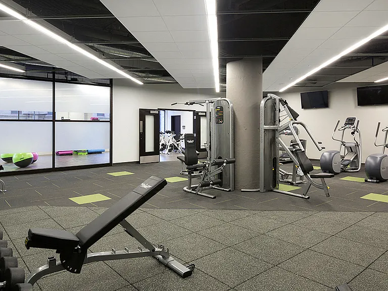 24-hour Fitness Center with Wellbeats