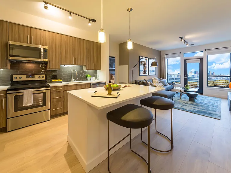 Cook, connect, and entertain in a bright, open space made for gathering