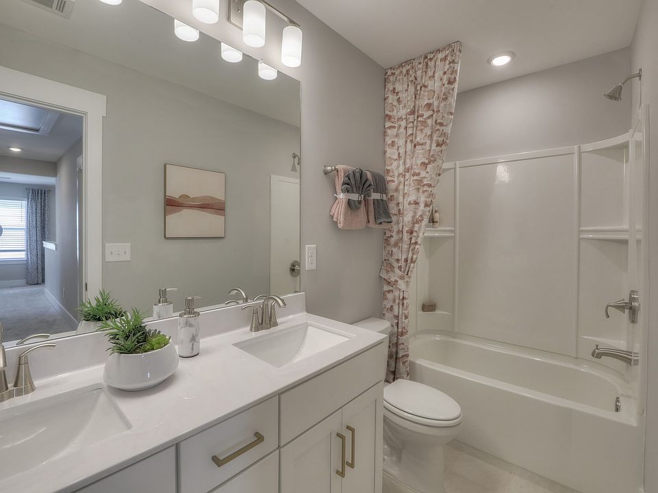 The Rockwell floorplan as modeled at Walton apos s Grove in Nashville, TN.