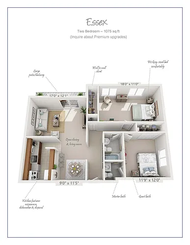 Floor plan Essex
