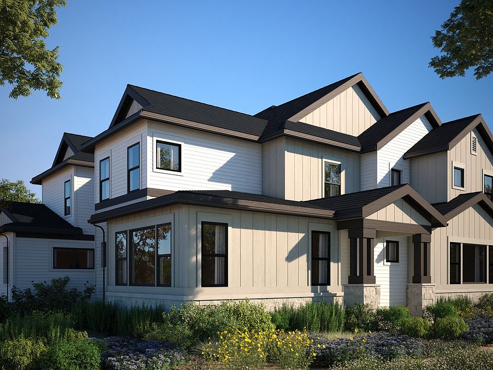 Villa Five paired with a Villa Four at Central Park in Denver, CO