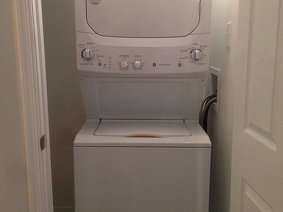 Washed and dryer in unit.