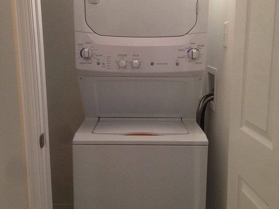 Washed and dryer in unit.