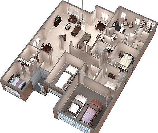 Dawson 3D Floor Plan