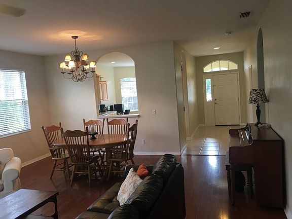 Entry and dining room