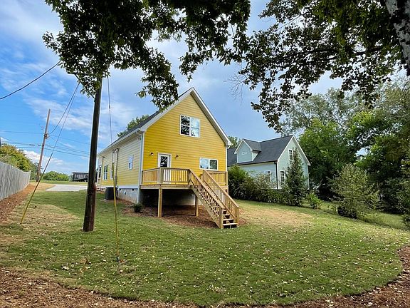 backyard with deck