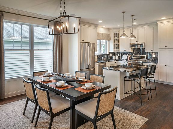 The Betsy Ross Model Kitchen and Dining Area