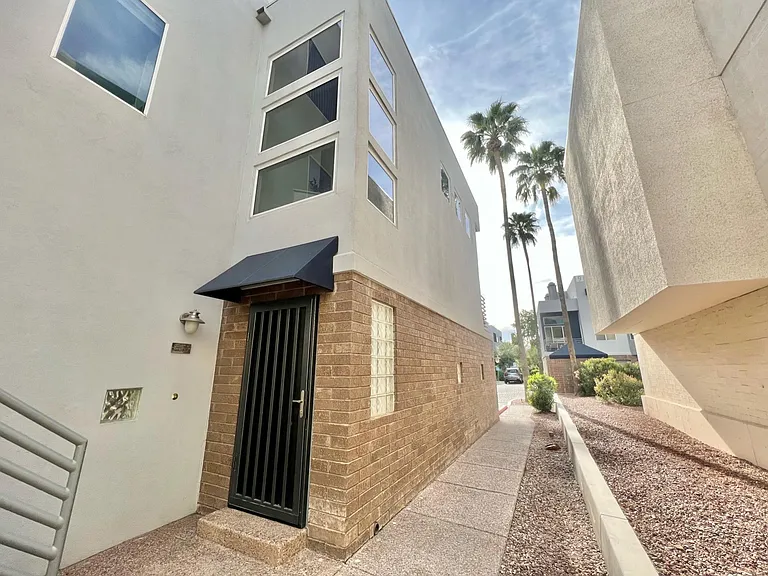 Entrance to townhouse