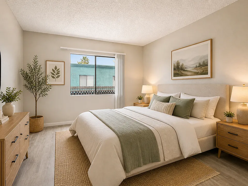 Cozy bedroom ambiance