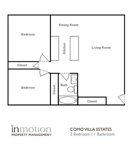 Floor plan 2 Bedroom