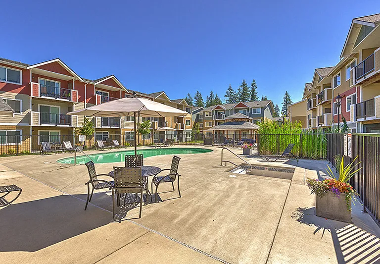 Poolside seating