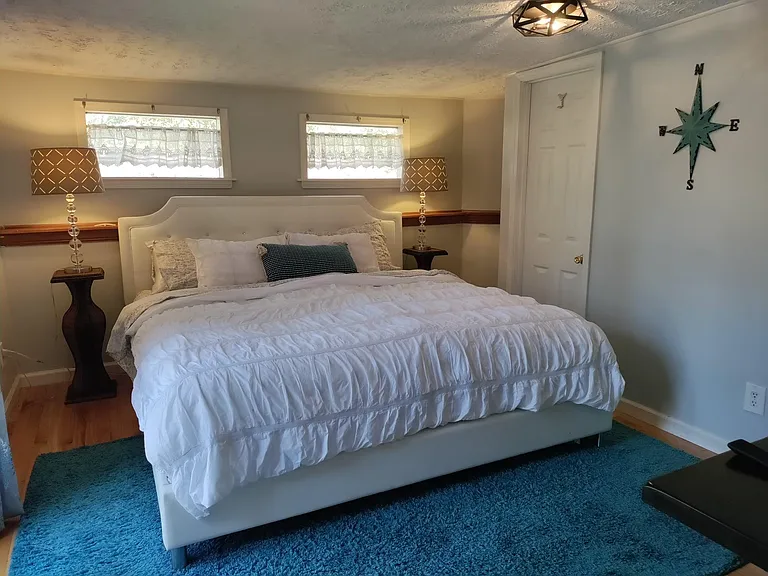 One of the bedrooms can be used at the master
