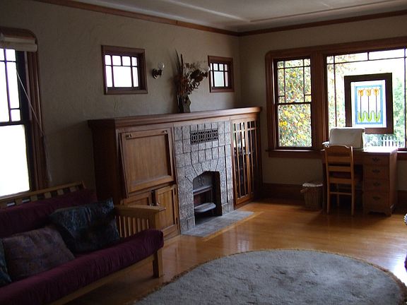 Living room facing West