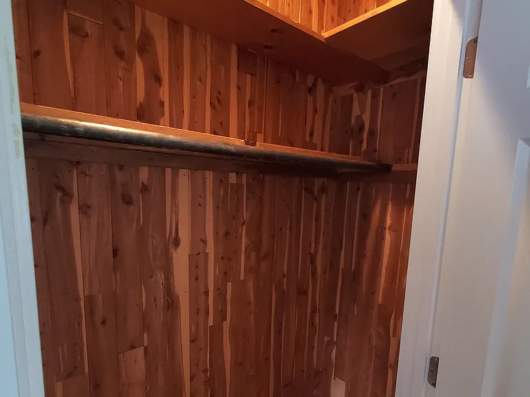 Cedar closet