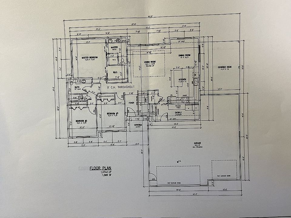 Main level floor plan