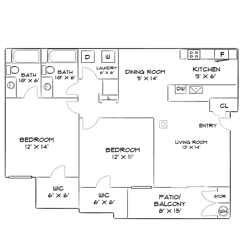Floor plan Design 2A