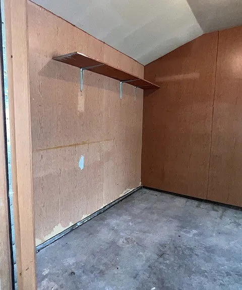Storage room off conversion.